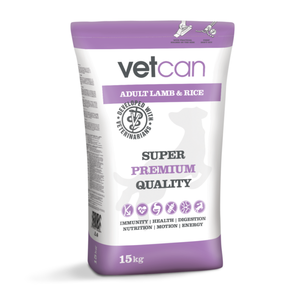 Vetcan Adult Lamb & Rice 15kg